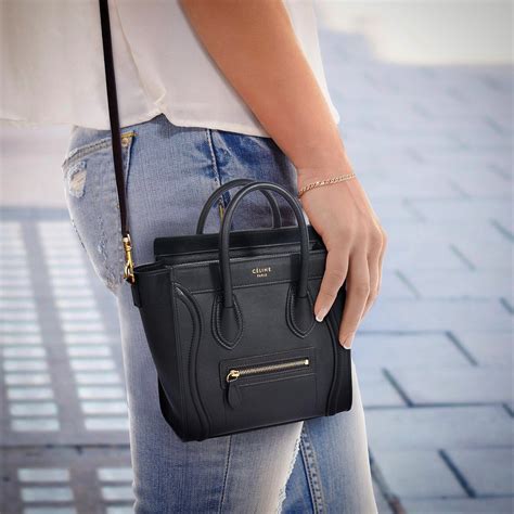 authenticate celine nano luggage|celine nano luggage tote bag.